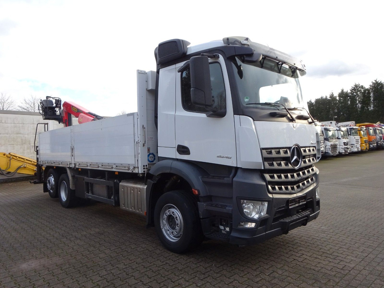 Mercedes-Benz 2648 Baustoffpritsche + PK 23001 TEC3 Kran Mercedes-Benz 2648 Baustoffpritsche + PK 23001 TEC3 Kran - Kranbil, Flakbil: bild 4 Mercedes-Benz 2648 Baustoffpritsche + PK 23001 TEC3 Kran Mercedes-Benz 2648 Baustoffpritsche + PK 23001 TEC3 Kran - Kranbil, Flakbil: bild 4