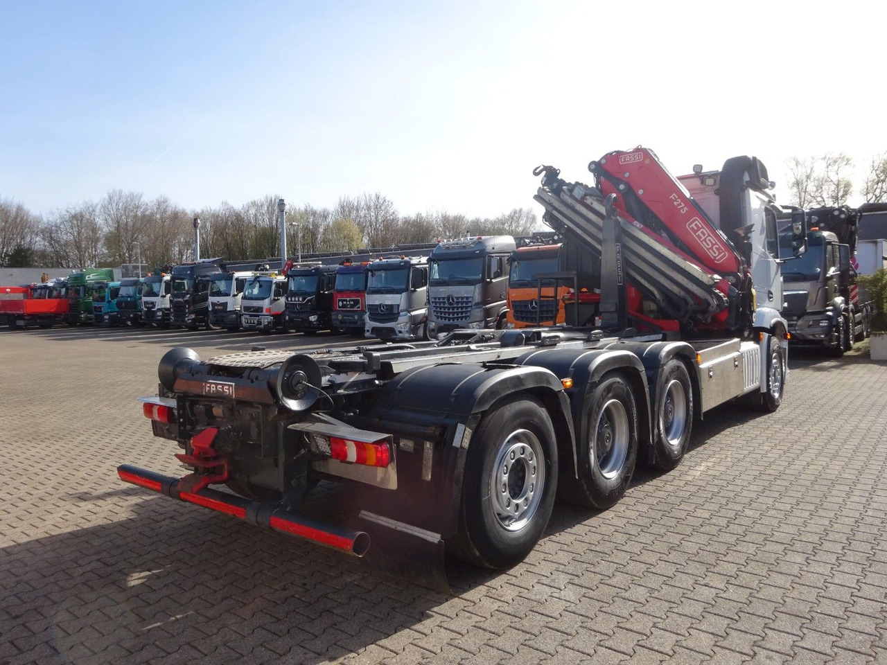 Ny Kranbil Mercedes-Benz 3248 Fassi Abroller + Fassi F275A 8x4 TRIDEM: bild 14