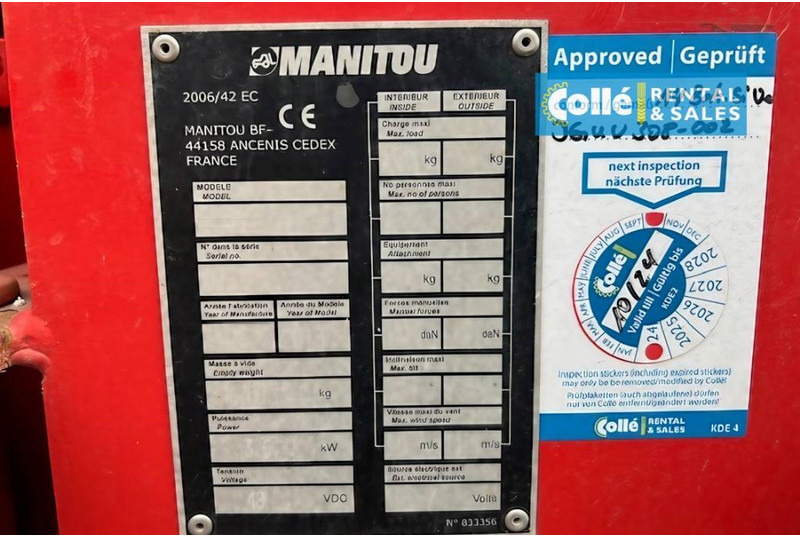 Bomlift Manitou 150 AETJ C | 2013: bild 9