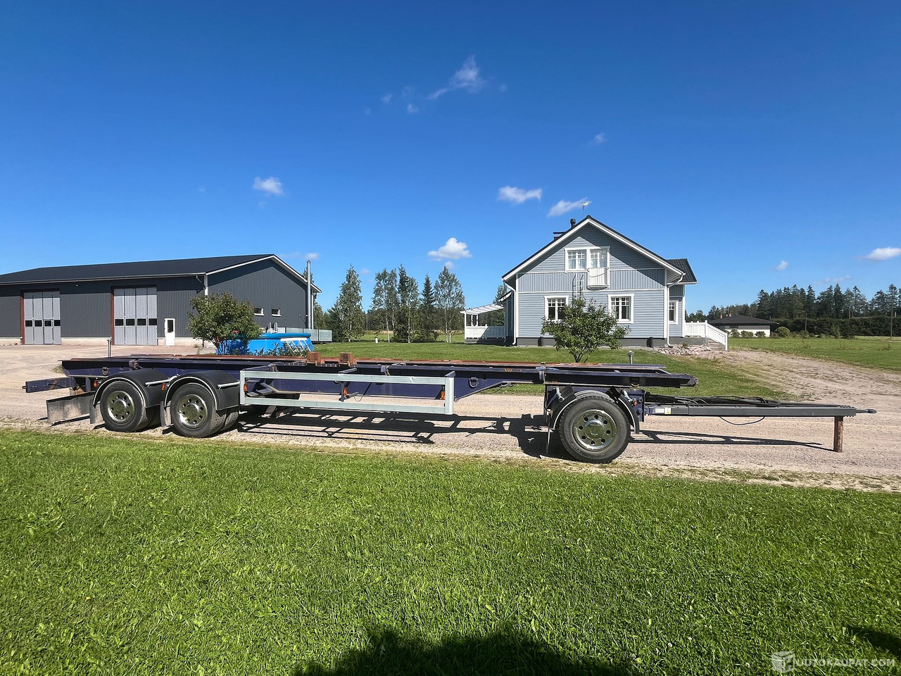Asentamo Koivu, kolmiakselinen kuorma-auto vaihtolavaperävaunu, Juuri katsastettu, 1979, Nurmijärvi - Containersläp/ Växelflaksläp: bild 3 Asentamo Koivu, kolmiakselinen kuorma-auto vaihtolavaperävaunu, Juuri katsastettu, 1979, Nurmijärvi - Containersläp/ Växelflaksläp: bild 3