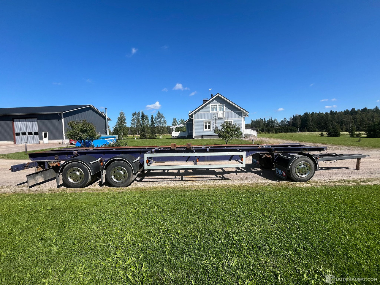 Asentamo Koivu, kolmiakselinen kuorma-auto vaihtolavaperävaunu, Juuri katsastettu, 1979, Nurmijärvi - Containersläp/ Växelflaksläp: bild 2 Asentamo Koivu, kolmiakselinen kuorma-auto vaihtolavaperävaunu, Juuri katsastettu, 1979, Nurmijärvi - Containersläp/ Växelflaksläp: bild 2
