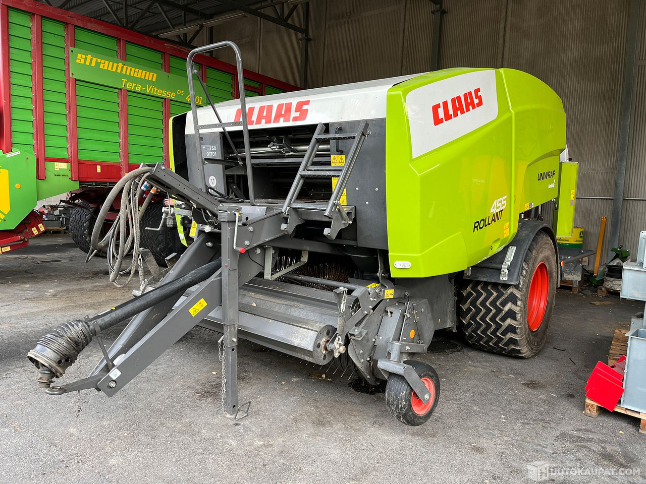 Claas 455 RC Uniwrap, 2021, MTK25, Tampere - Rundbalspress, Inplastar: bild 2 Claas 455 RC Uniwrap, 2021, MTK25, Tampere - Rundbalspress, Inplastar: bild 2