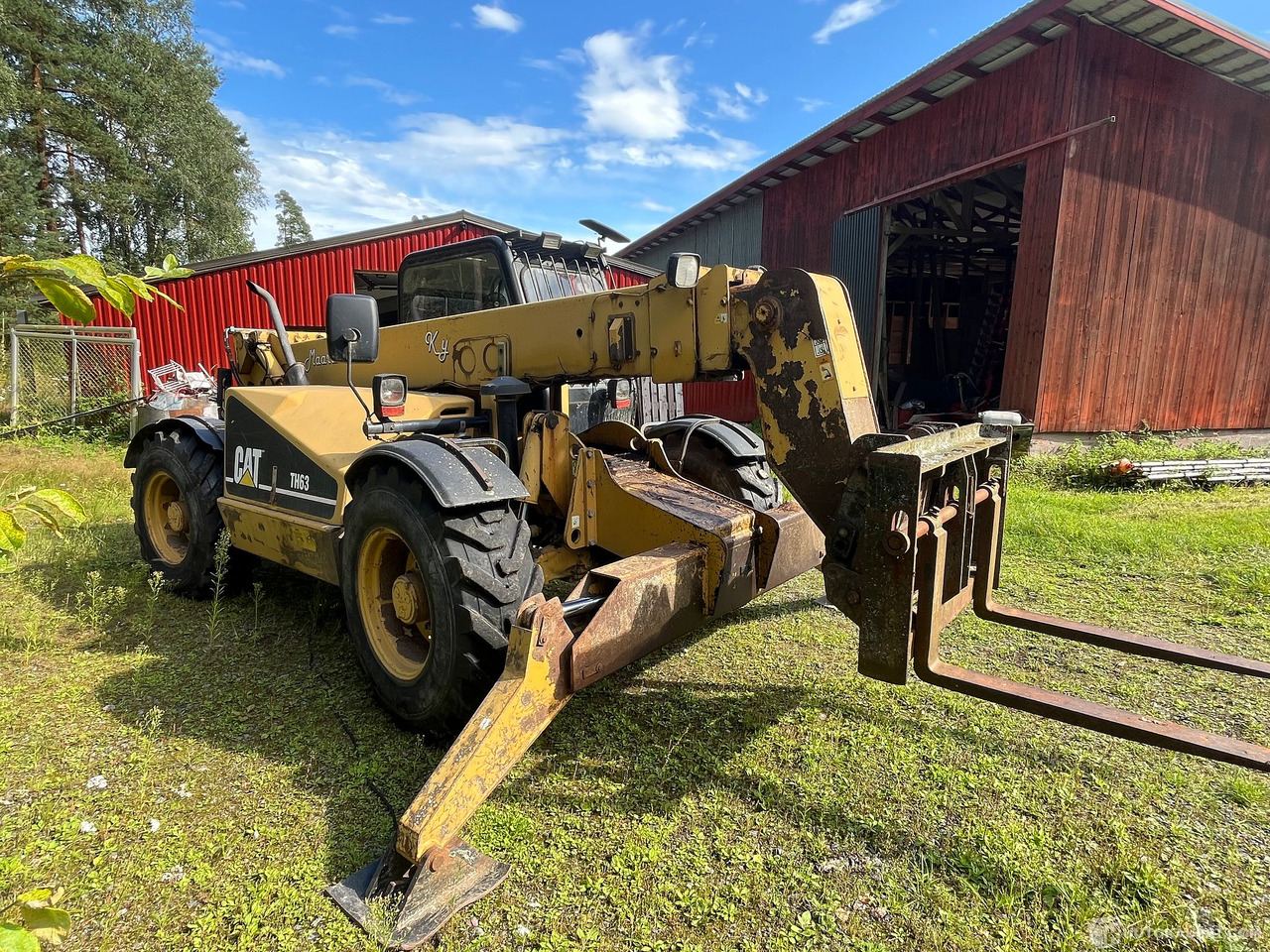 Lantbruksmaskiner Caterpillar TH63, kurottaja piikeillä ja kauhalla, 2002, Loppi: bild 6