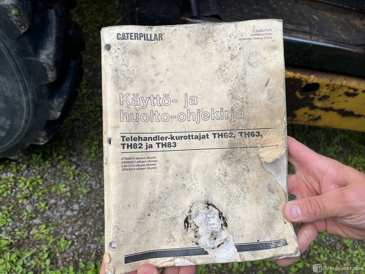Lantbruksmaskiner Caterpillar TH63, kurottaja piikeillä ja kauhalla, 2002, Loppi: bild 12
