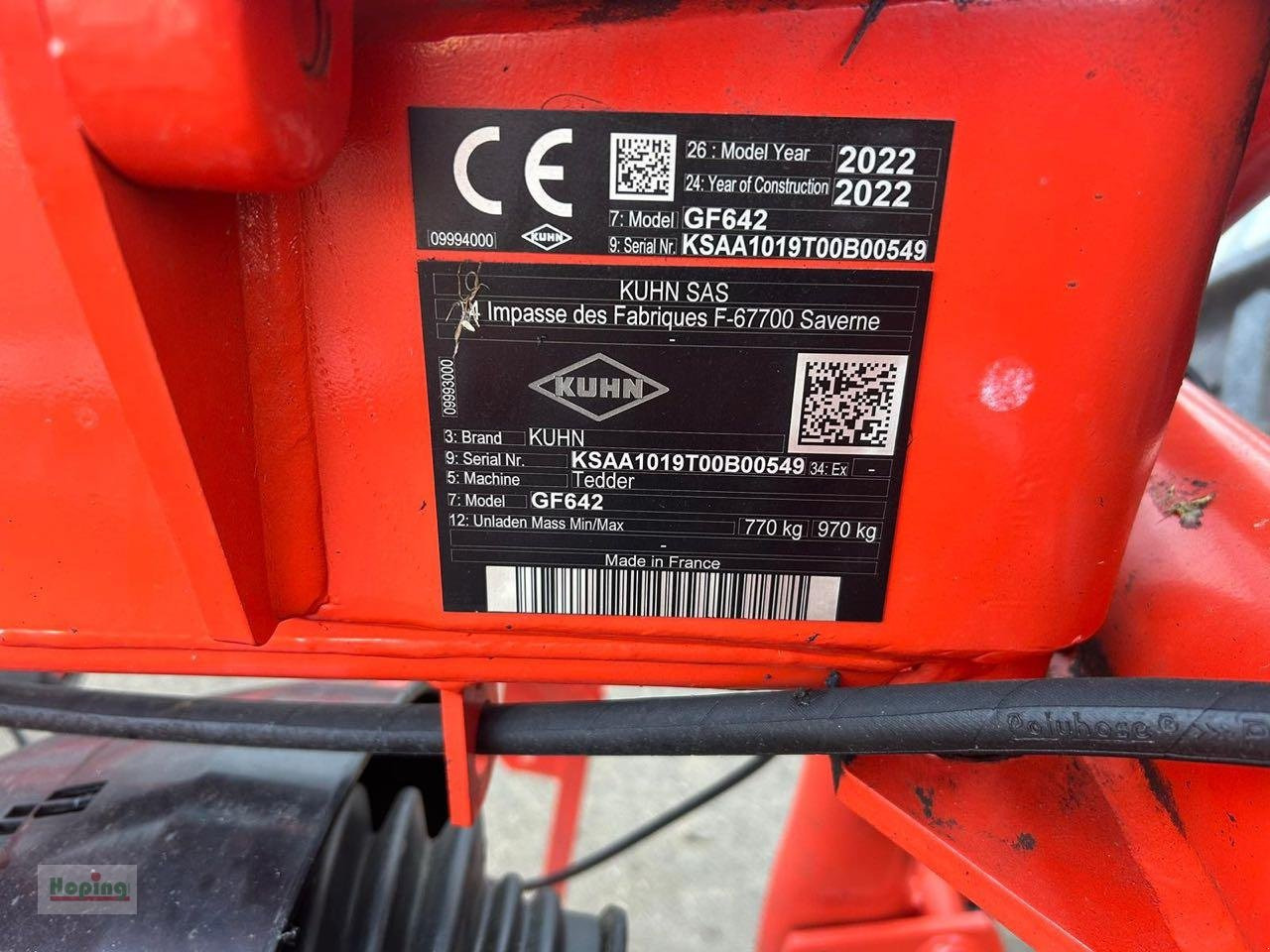 Kuhn GF642 - Hövändare: bild 4 Kuhn GF642 - Hövändare: bild 4