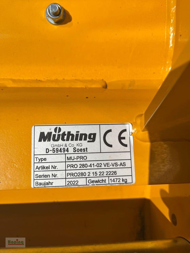Müthing MU-Pro 280 - Slagklippare/ Slagslåtter: bild 5 Müthing MU-Pro 280 - Slagklippare/ Slagslåtter: bild 5