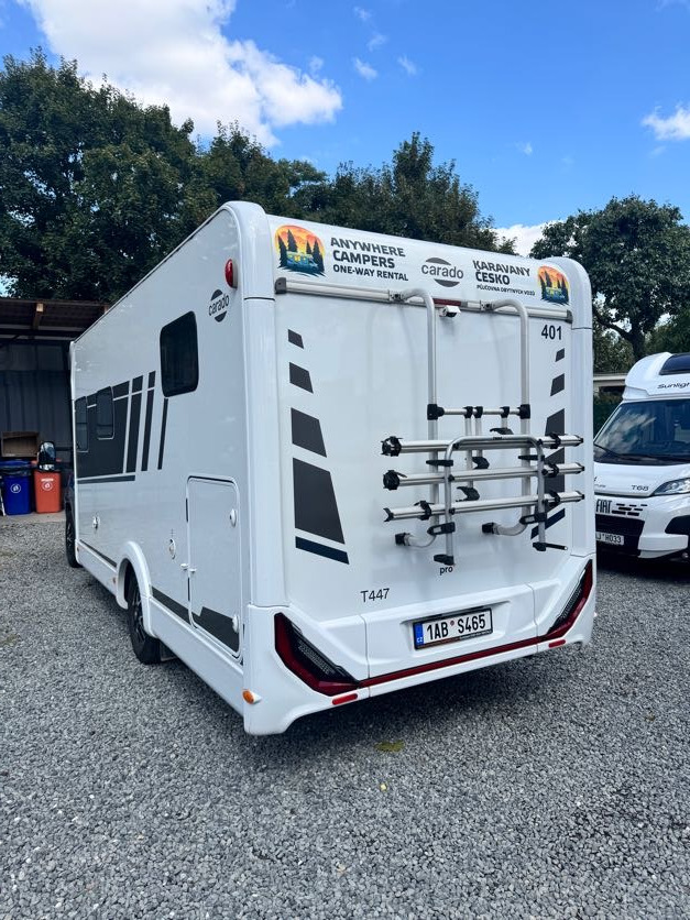 CARADO T447 PRO+ , camera, radio, awning, bike holder, LPG, ALU - Halvintegrerad husbil: bild 3 CARADO T447 PRO+ , camera, radio, awning, bike holder, LPG, ALU - Halvintegrerad husbil: bild 3