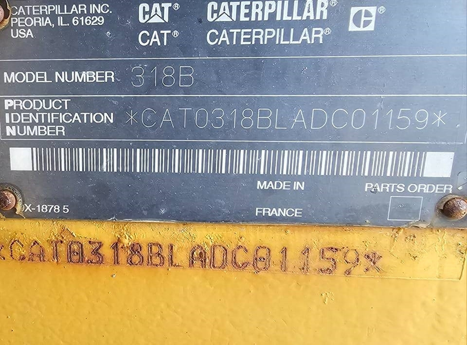 CAT 318 B L - Bandgrävare: bild 2 CAT 318 B L - Bandgrävare: bild 2