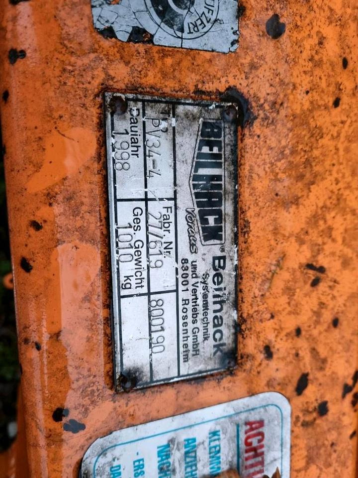 Beilhack PV 34-4 Schneepflug Schneeschild Scheeschieber Winterdienst Unimog U400 300 290 500 427 530 423 318 323 LKW Fendt - Snöplog: bild 4 Beilhack PV 34-4 Schneepflug Schneeschild Scheeschieber Winterdienst Unimog U400 300 290 500 427 530 423 318 323 LKW Fendt - Snöplog: bild 4