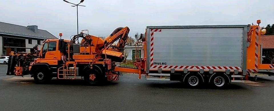 Unimog U527 mit Mulag Saugmähkombination SB 600 MFK 600 Abschiebewagen Mercedes-Benz Böschungsmäher Böschungsmulcher Hangmäher 530 U 527 535 430 405 427 Abschieber Mähanhänger Dücker - Utility/ Specialfordon: bild 4 Unimog U527 mit Mulag Saugmähkombination SB 600 MFK 600 Abschiebewagen Mercedes-Benz Böschungsmäher Böschungsmulcher Hangmäher 530 U 527 535 430 405 427 Abschieber Mähanhänger Dücker - Utility/ Specialfordon: bild 4