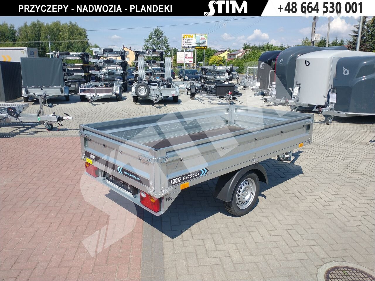 Lorries PB75-2614/1 - Bilsläp: bild 1 Lorries PB75-2614/1 - Bilsläp: bild 1