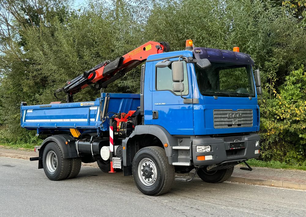 MAN * MAN 18 280 * Kiper Wywrotka * 4x4 * HDS Palfinger 120 STAN BARDZO DOBRY * Sprowadzony - Tippbil lastbil: bild 2 MAN * MAN 18 280 * Kiper Wywrotka * 4x4 * HDS Palfinger 120 STAN BARDZO DOBRY * Sprowadzony - Tippbil lastbil: bild 2