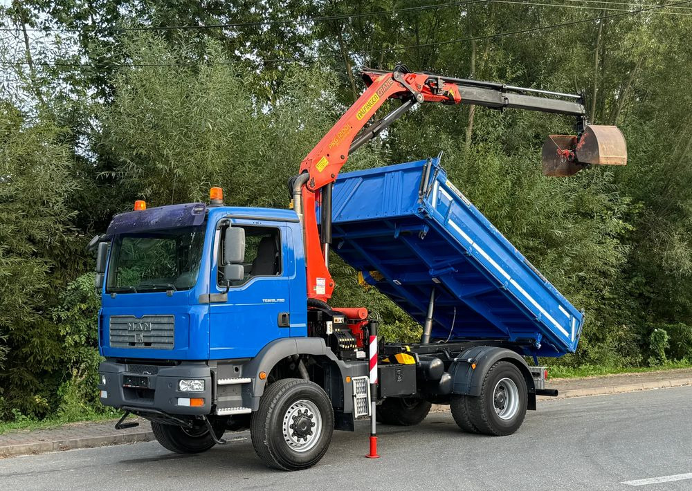 MAN * MAN 18 280 * Kiper Wywrotka * 4x4 * HDS Palfinger 120 STAN BARDZO DOBRY * Sprowadzony - Tippbil lastbil: bild 1 MAN * MAN 18 280 * Kiper Wywrotka * 4x4 * HDS Palfinger 120 STAN BARDZO DOBRY * Sprowadzony - Tippbil lastbil: bild 1