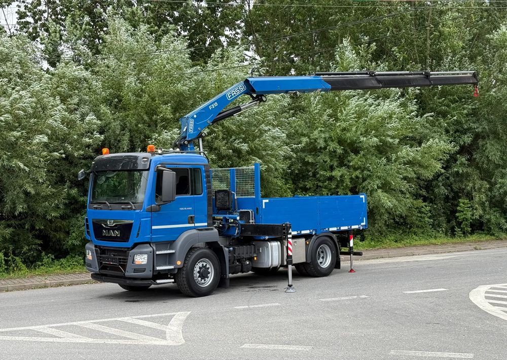 MAN * MAN 18.440 TGS * 4x4 * HDS Fassi F215 * Sprowadzony * 95 000 KM ! * Stan Jak Nowy - Flakbil, Kranbil: bild 1 MAN * MAN 18.440 TGS * 4x4 * HDS Fassi F215 * Sprowadzony * 95 000 KM ! * Stan Jak Nowy - Flakbil, Kranbil: bild 1