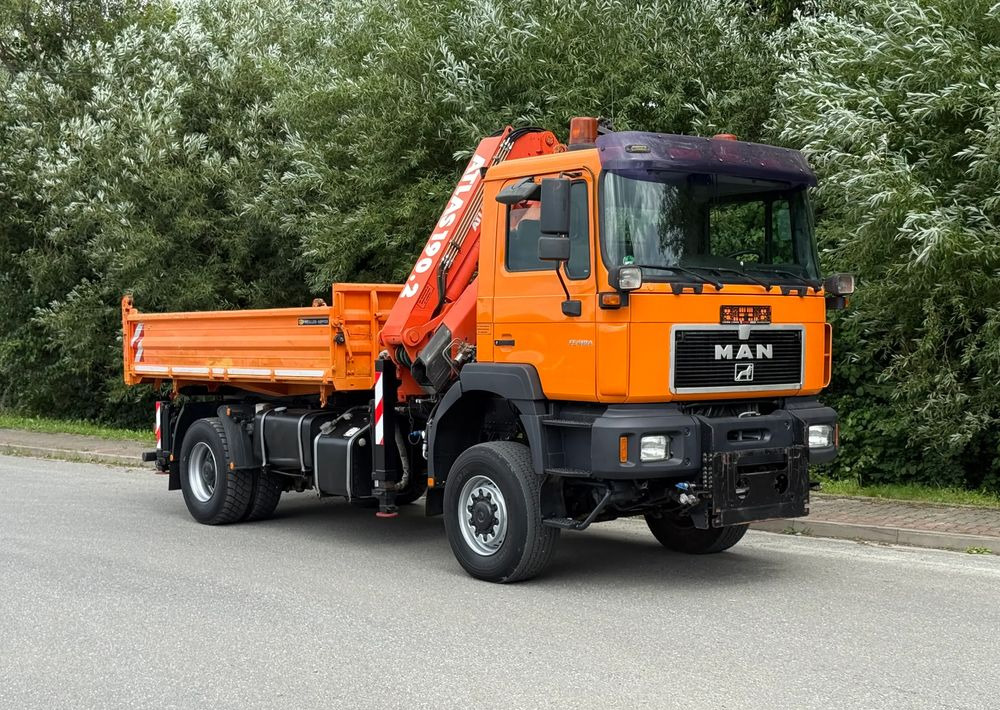 MAN * MAN FE 410 A * Kiper Wywrotka * 4x4 * HDS ATLAS 190 * Sprowadzony* Bardzo Dobry Stan * - Tippbil lastbil: bild 1 MAN * MAN FE 410 A * Kiper Wywrotka * 4x4 * HDS ATLAS 190 * Sprowadzony* Bardzo Dobry Stan * - Tippbil lastbil: bild 1