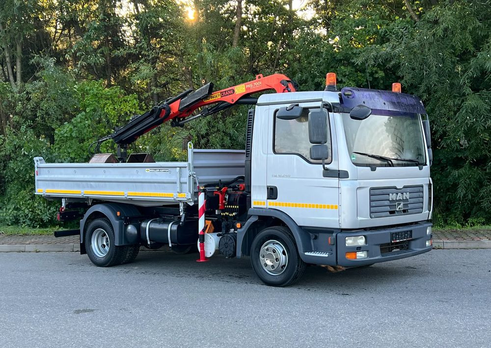 MAN MAN TGL 12-240 Kiper Wywrotka 4x2 Kran PALFINGER PK 12500 BARDZO DOBRY STAN - Tippbil lastbil: bild 2 MAN MAN TGL 12-240 Kiper Wywrotka 4x2 Kran PALFINGER PK 12500 BARDZO DOBRY STAN - Tippbil lastbil: bild 2