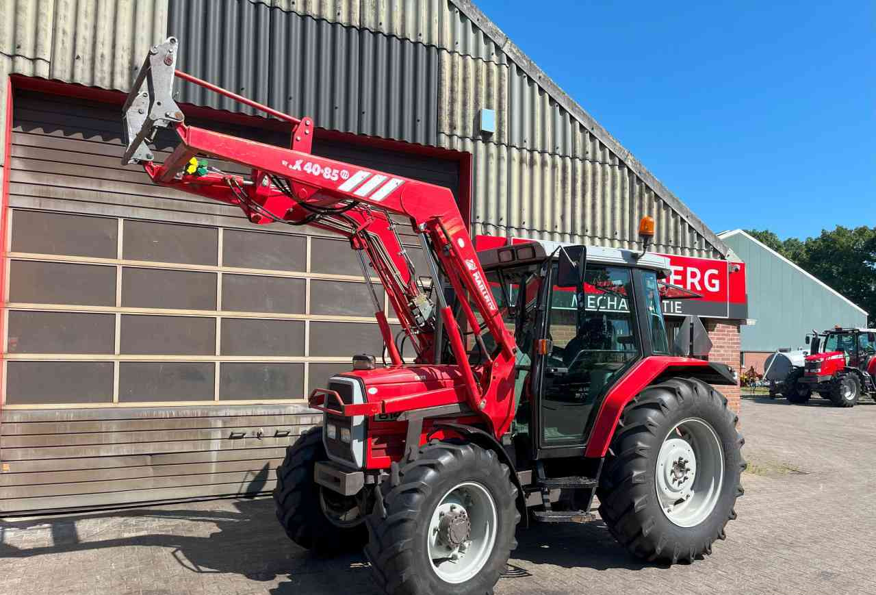 Massey Ferguson 6140 Dynashift met Mailleux voorlader tractoren - Traktor: bild 5 Massey Ferguson 6140 Dynashift met Mailleux voorlader tractoren - Traktor: bild 5