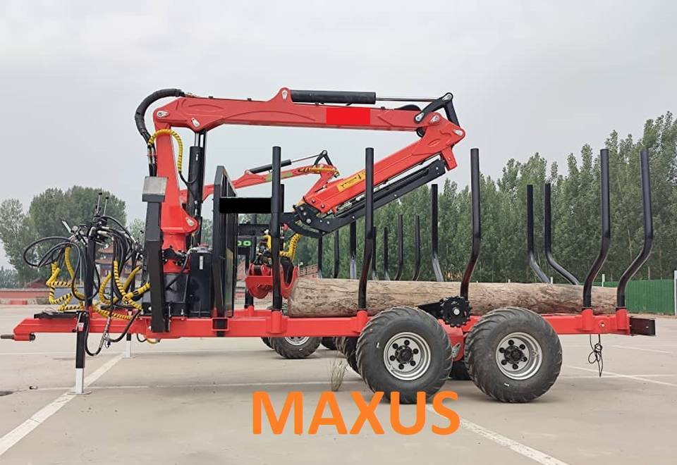 NEW MAXUS 12T Forest Trailer 2T Crane Warranty | НОВА Лісова причепа 12Т з Краном 2Т MAXUS Гарантія - Skogsvagn: bild 5 NEW MAXUS 12T Forest Trailer 2T Crane Warranty | НОВА Лісова причепа 12Т з Краном 2Т MAXUS Гарантія - Skogsvagn: bild 5