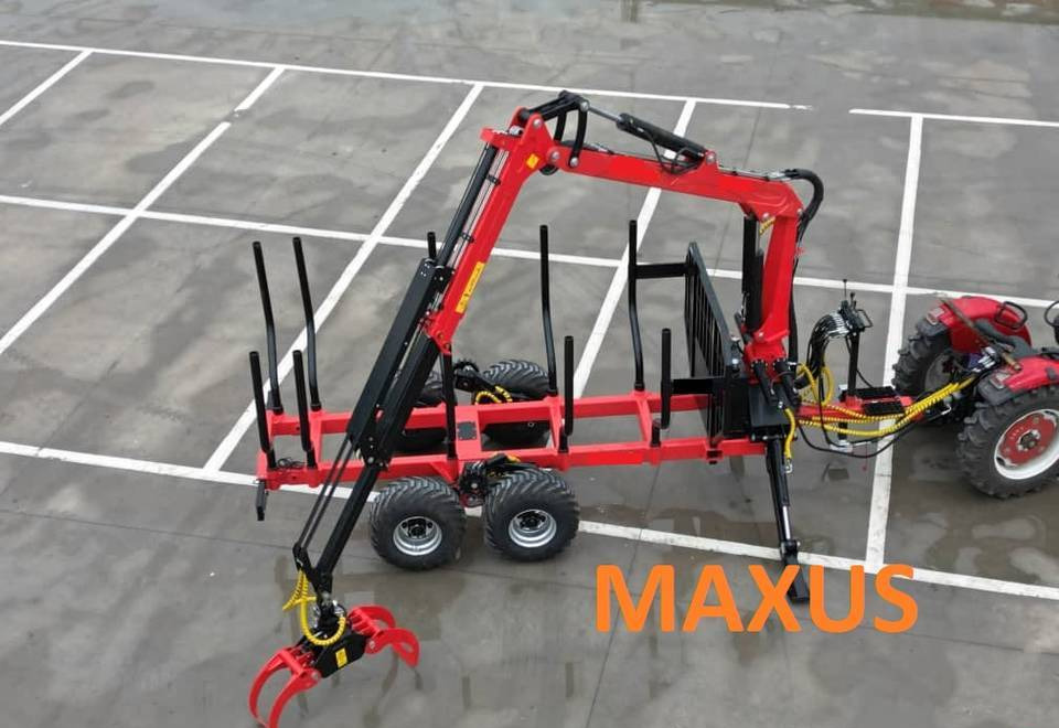 NEW MAXUS 8t Forest Trailer with 2-ton Crane Warranty up to 10 YEARS НОВА прицепа лісова 8т Журавль 2т MAXUS Гарантія до 10 РОКІВ NOWA przyczepa leśna 8t Żuraw 2t MAXUS Gwarancja do 10 LAT - Skogsvagn: bild 3 NEW MAXUS 8t Forest Trailer with 2-ton Crane Warranty up to 10 YEARS НОВА прицепа лісова 8т Журавль 2т MAXUS Гарантія до 10 РОКІВ NOWA przyczepa leśna 8t Żuraw 2t MAXUS Gwarancja do 10 LAT - Skogsvagn: bild 3