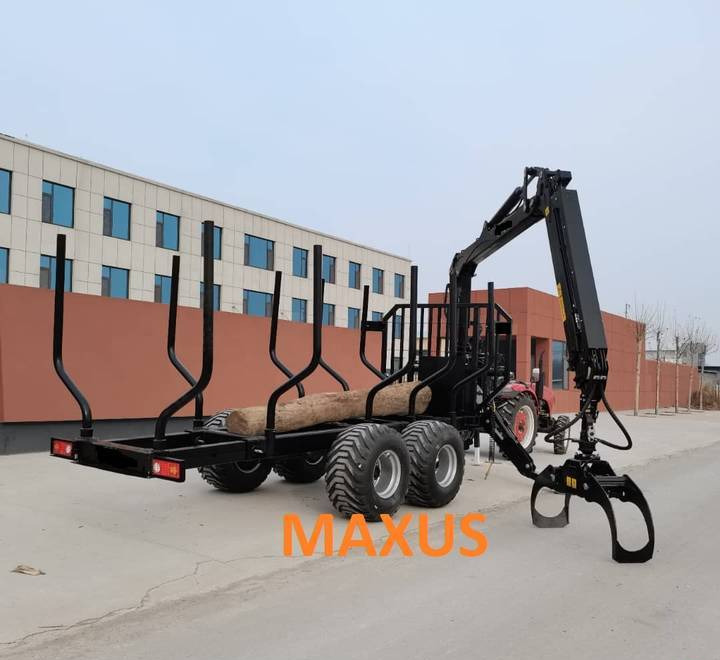 NEW MAXUS 8t Forest Trailer with 2-ton Crane Warranty up to 10 YEARS НОВА прицепа лісова 8т Журавль 2т MAXUS Гарантія до 10 РОКІВ NOWA przyczepa leśna 8t Żuraw 2t MAXUS Gwarancja do 10 LAT - Skogsvagn: bild 2 NEW MAXUS 8t Forest Trailer with 2-ton Crane Warranty up to 10 YEARS НОВА прицепа лісова 8т Журавль 2т MAXUS Гарантія до 10 РОКІВ NOWA przyczepa leśna 8t Żuraw 2t MAXUS Gwarancja do 10 LAT - Skogsvagn: bild 2