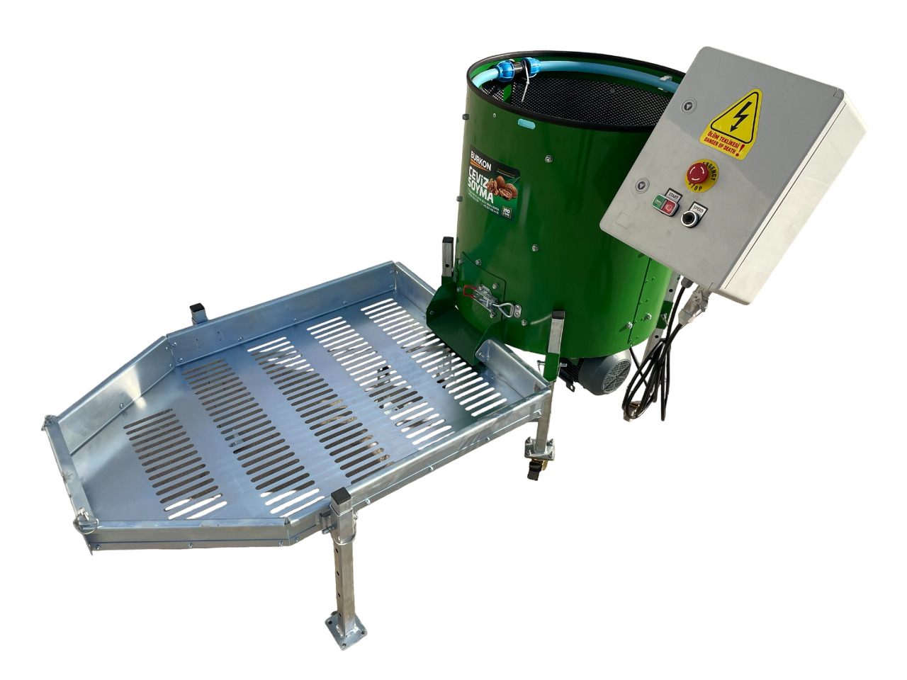 Burkon 190LT 80kg Devir Ayarlı (Rendeli) Ceviz Soyma Makinesi - Livsmedelsmaskin: bild 1 Burkon 190LT 80kg Devir Ayarlı (Rendeli) Ceviz Soyma Makinesi - Livsmedelsmaskin: bild 1