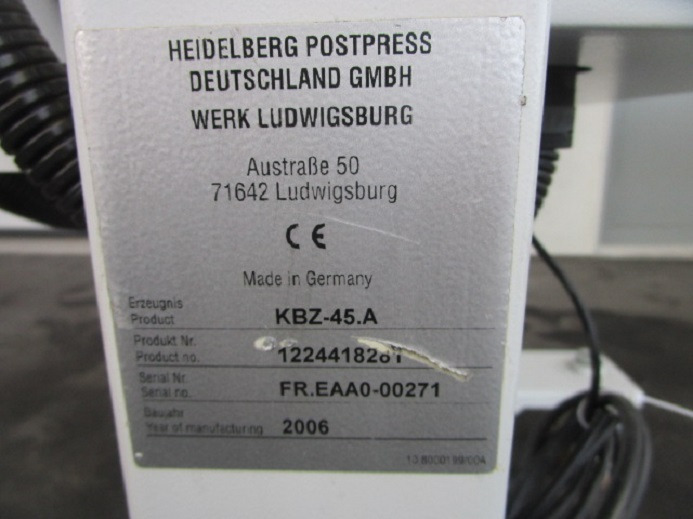 Vikmaskin MOBILES FALZSCHWERT KBZ-45.A: bild 7