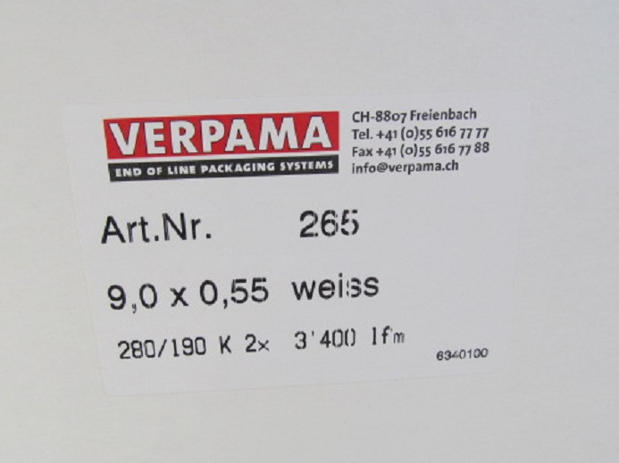 5 x UMREIFUNGSBAND VERPAMA - Reservdelar för Tryckmaskin: bild 3 5 x UMREIFUNGSBAND VERPAMA - Reservdelar för Tryckmaskin: bild 3