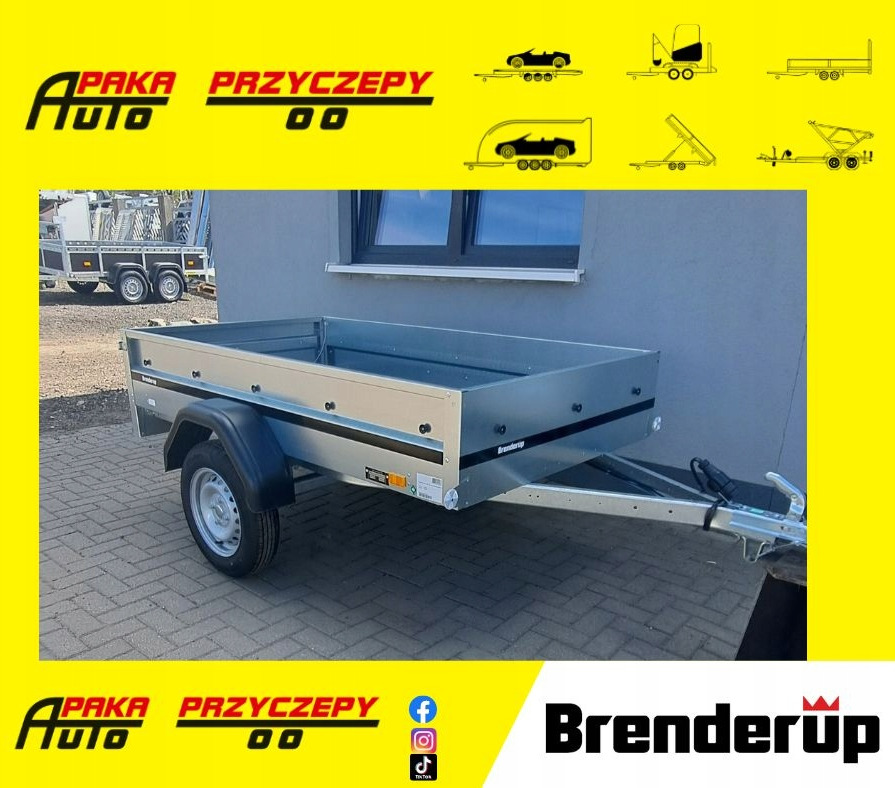PRZYCZEPA BRENDERUP 1203 SKRZYNIOWA LEKKA TOWAROWA 1 OS DMC 750 KG NOWA / BRENDERUP 1203 LIGHT CARGO BOX TRAILER 1 AXLE DMC 750 KG NEW - Bilsläp: bild 1 PRZYCZEPA BRENDERUP 1203 SKRZYNIOWA LEKKA TOWAROWA 1 OS DMC 750 KG NOWA / BRENDERUP 1203 LIGHT CARGO BOX TRAILER 1 AXLE DMC 750 KG NEW - Bilsläp: bild 1