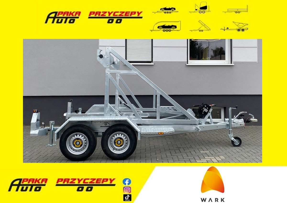 PRZYCZEPA WARK KABLOWA POD BĘBEN KABLOWY DMC 2700KG / WARK Cable Trailer for Cable Drum DMC 2700KG - Kabelsläp: bild 1 PRZYCZEPA WARK KABLOWA POD BĘBEN KABLOWY DMC 2700KG / WARK Cable Trailer for Cable Drum DMC 2700KG - Kabelsläp: bild 1
