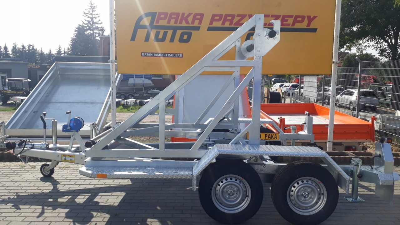 PRZYCZEPA WARK KABLOWA Z WCIĄGARKĄ RĘCZNĄ, DMC 3500 KG / WARK Cable Trailer with Manual Winch, DMC 3500 KG - Kabelsläp: bild 2 PRZYCZEPA WARK KABLOWA Z WCIĄGARKĄ RĘCZNĄ, DMC 3500 KG / WARK Cable Trailer with Manual Winch, DMC 3500 KG - Kabelsläp: bild 2