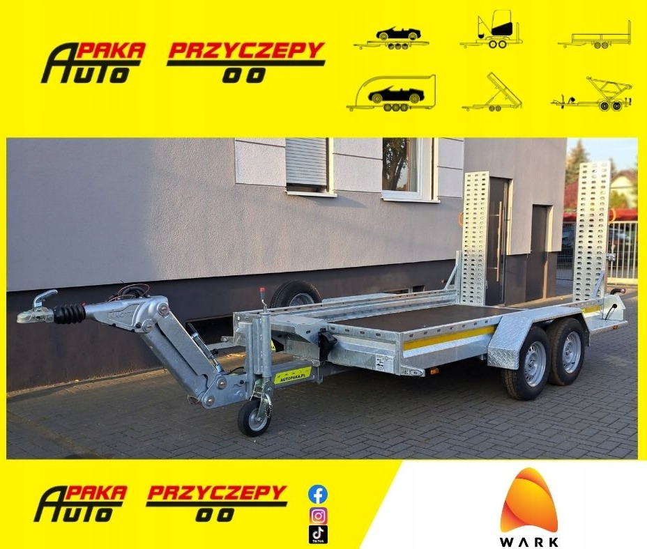 PRZYCZEPA WARK KHD DO MINIKOPARKI KOPARKI REGULOWANY DYSZEL DMC 3500 / WARK KHD TRAILER FOR MINI EXCAVATOR WITH ADJUSTABLE DRAWBAR DMC 3500 - Maskinsläp: bild 1 PRZYCZEPA WARK KHD DO MINIKOPARKI KOPARKI REGULOWANY DYSZEL DMC 3500 / WARK KHD TRAILER FOR MINI EXCAVATOR WITH ADJUSTABLE DRAWBAR DMC 3500 - Maskinsläp: bild 1