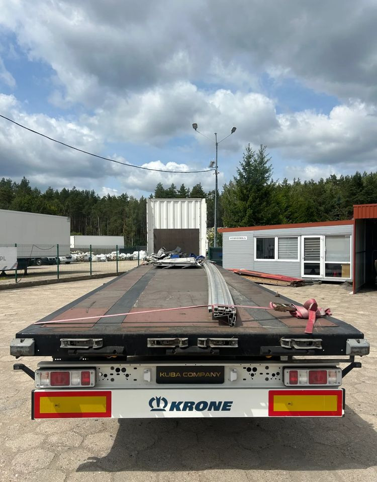 Krone SD FIRANKA / PLATFORMA / USZKODZONA ZABUDOWA / 2019 ROK !! - Flaktrailer: bild 5 Krone SD FIRANKA / PLATFORMA / USZKODZONA ZABUDOWA / 2019 ROK !! - Flaktrailer: bild 5