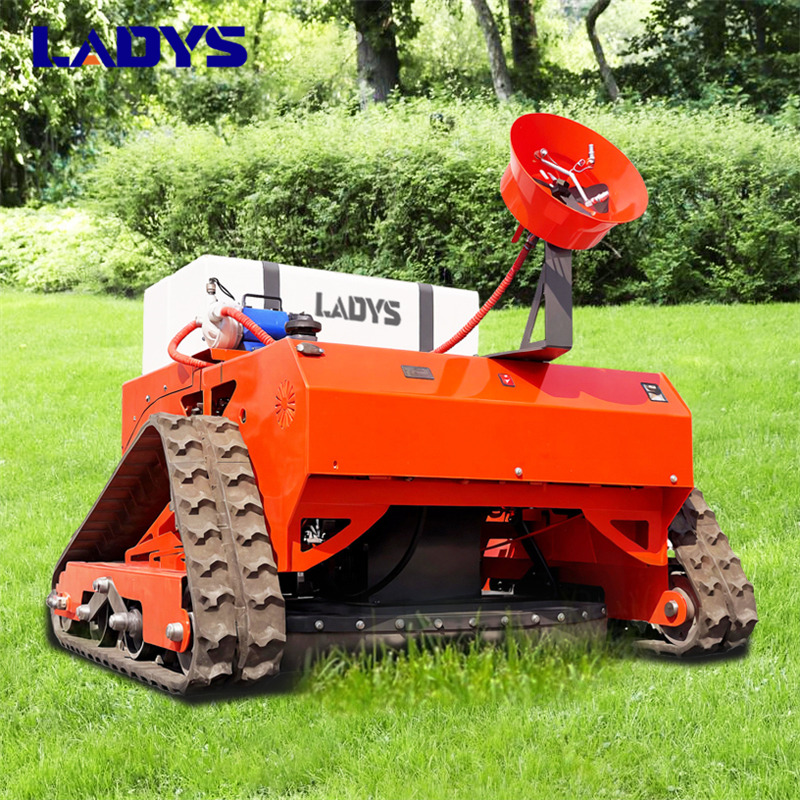 LADYS LD1000 Multi-function remote control lawn mower Track crawler gasoline gas All-terrain Agricultural Sprayers Pesticide spraying lawn mower for sale - Gräsklippare: bild 5 LADYS LD1000 Multi-function remote control lawn mower Track crawler gasoline gas All-terrain Agricultural Sprayers Pesticide spraying lawn mower for sale - Gräsklippare: bild 5