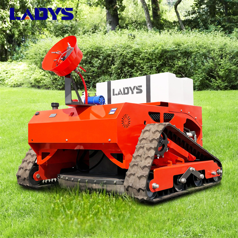 LADYS LD1000 Multi-function remote control lawn mower Track crawler gasoline gas All-terrain Agricultural Sprayers Pesticide spraying lawn mower for sale - Gräsklippare: bild 1 LADYS LD1000 Multi-function remote control lawn mower Track crawler gasoline gas All-terrain Agricultural Sprayers Pesticide spraying lawn mower for sale - Gräsklippare: bild 1