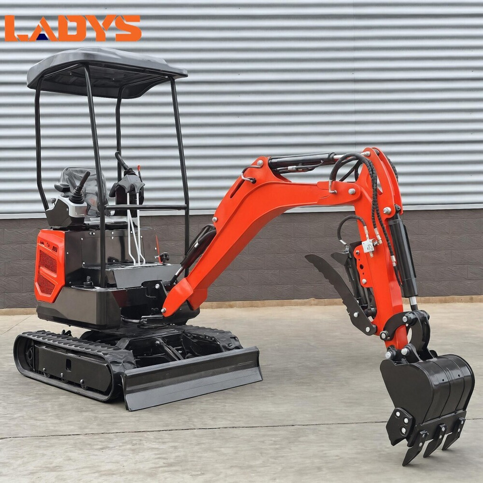 LADYS Mini Excavator Digger Miniexcavadora EPA Kubota Engine Chinese LADYS DY18 Mini Excavator For Sale With Mini Excavator Attachment Set - Minigrävmaskin: bild 5 LADYS Mini Excavator Digger Miniexcavadora EPA Kubota Engine Chinese LADYS DY18 Mini Excavator For Sale With Mini Excavator Attachment Set - Minigrävmaskin: bild 5