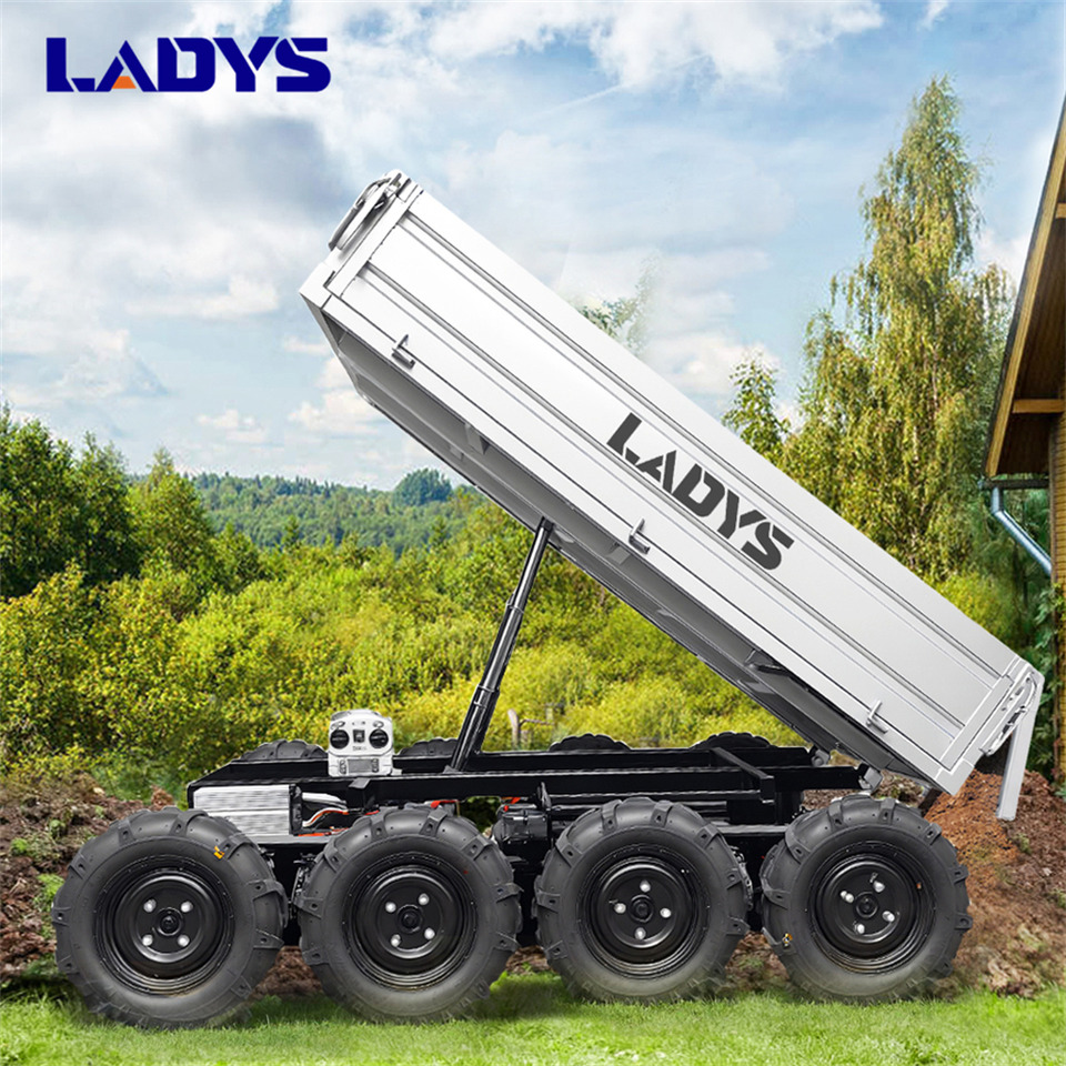 Ny Tippvagn för lantbruk LADYS Electric Remote Control Transporter Agricultural Orchard Farm Electric Utv Material Handling Equipment All Terrain Transport Vehicle: bild 9