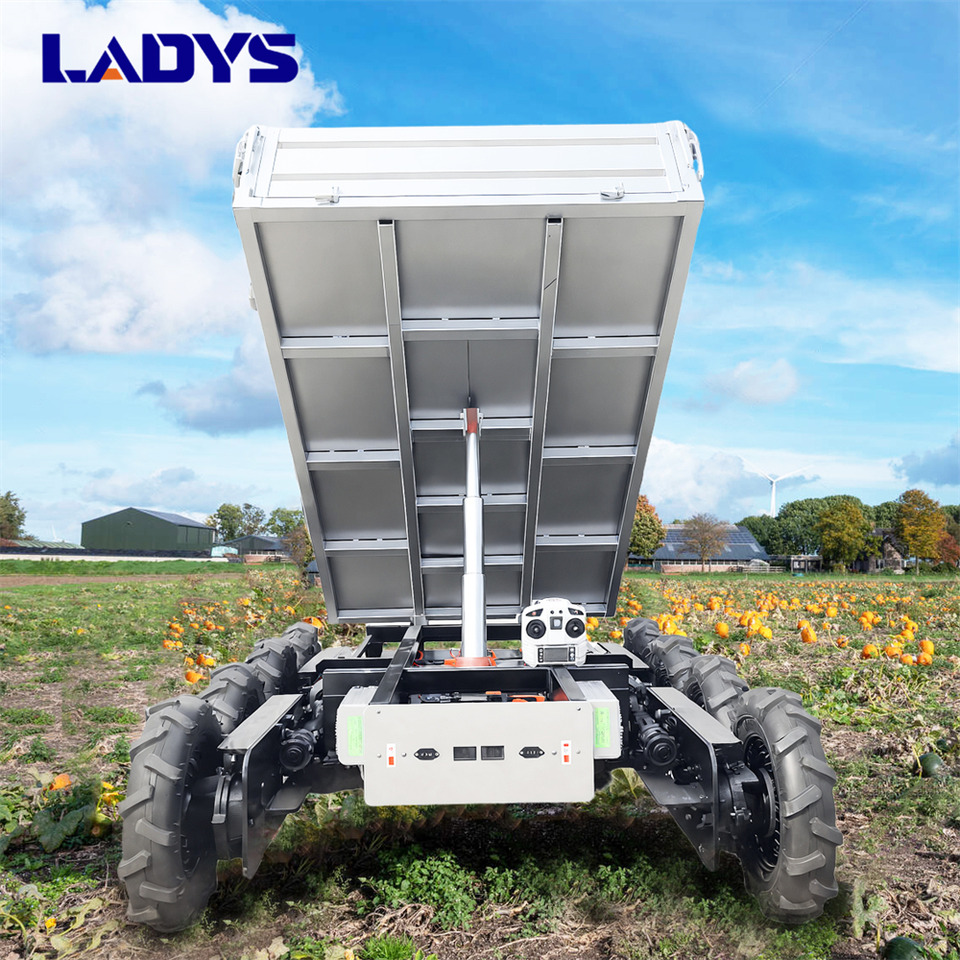 Ny Tippvagn för lantbruk LADYS Electric Remote Control Transporter Agricultural Orchard Farm Electric Utv Material Handling Equipment All Terrain Transport Vehicle: bild 12