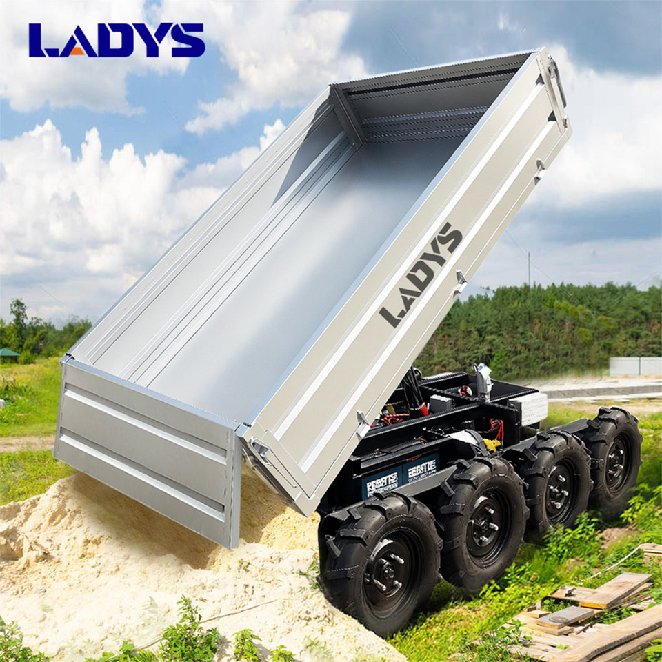 Ny Tippvagn för lantbruk LADYS Electric Remote Control Transporter Agricultural Orchard Farm Electric Utv Material Handling Equipment All Terrain Transport Vehicle: bild 10