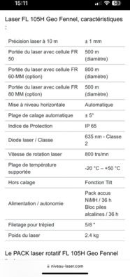 Niveau laser rotatif automatique horizontal GEO FENNEL - Entreprenadutrustning: bild 4 Niveau laser rotatif automatique horizontal GEO FENNEL - Entreprenadutrustning: bild 4
