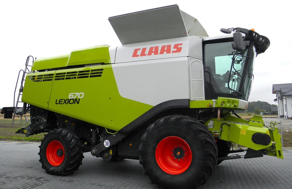 Claas Lexion 670 2019 Rok, Heder V 770, Najbogatsza Wersja, Nie Malowany, Stan Idealny - Skördetröska: bild 2 Claas Lexion 670 2019 Rok, Heder V 770, Najbogatsza Wersja, Nie Malowany, Stan Idealny - Skördetröska: bild 2