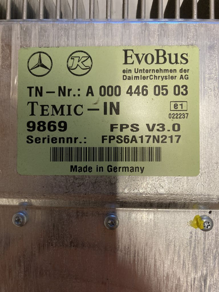 VDO Temic A0004460503 FPS 3.0 Steuergerät A 000 446 05 03 - Elektriskt system för Buss: bild 2 VDO Temic A0004460503 FPS 3.0 Steuergerät A 000 446 05 03 - Elektriskt system för Buss: bild 2