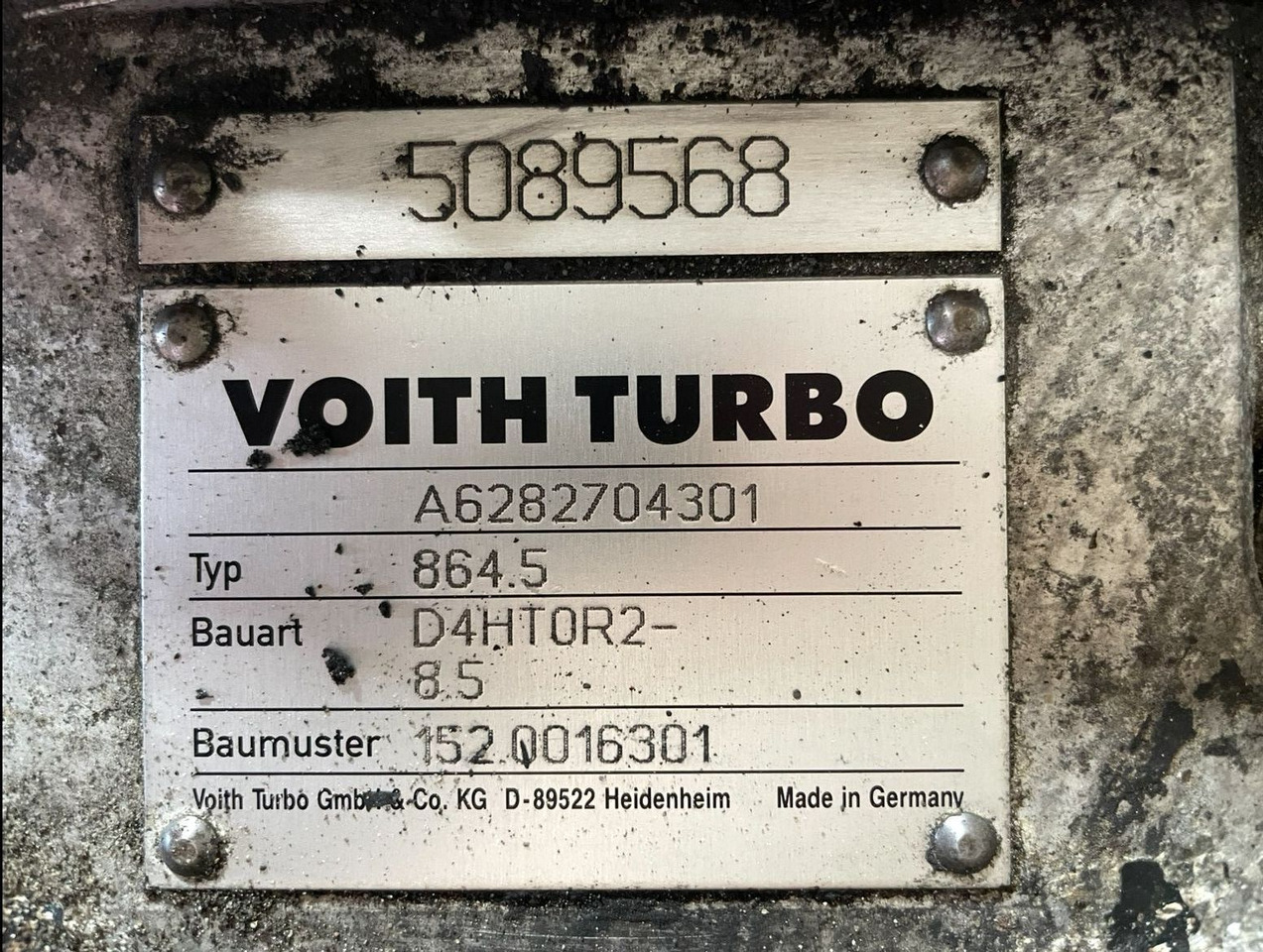 Voith Mercedes Citaro Voith Getriebe 864.5 D4HT0R2-8,5 A6282704301 152.0016301 5 - Växellåda och reservdelar för Buss: bild 3 Voith Mercedes Citaro Voith Getriebe 864.5 D4HT0R2-8,5 A6282704301 152.0016301 5 - Växellåda och reservdelar för Buss: bild 3