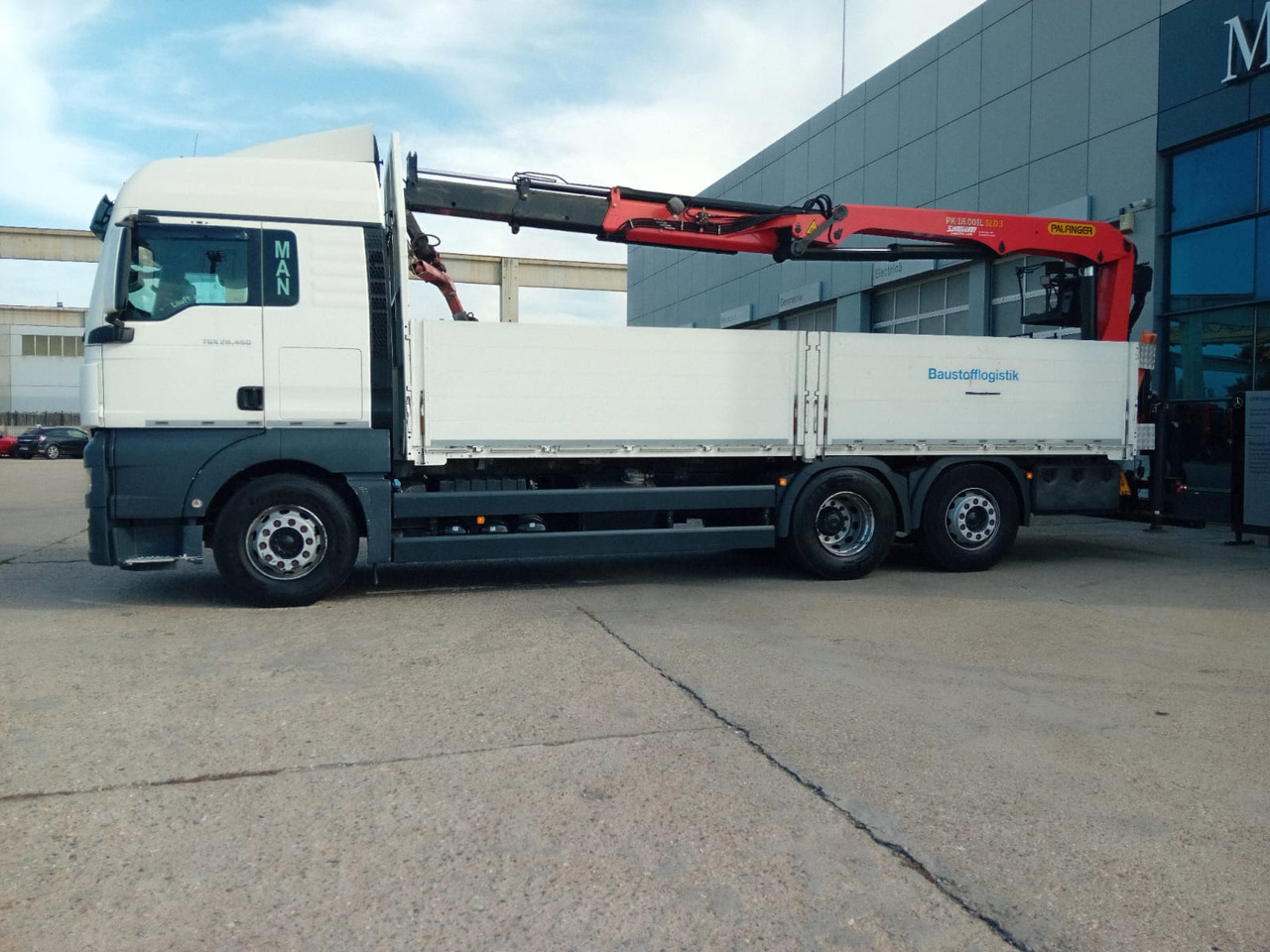 MAN TGX 26.460 6×2, Palfinger Crane PK 18001L - Flakbil, Kranbil: bild 2 MAN TGX 26.460 6×2, Palfinger Crane PK 18001L - Flakbil, Kranbil: bild 2