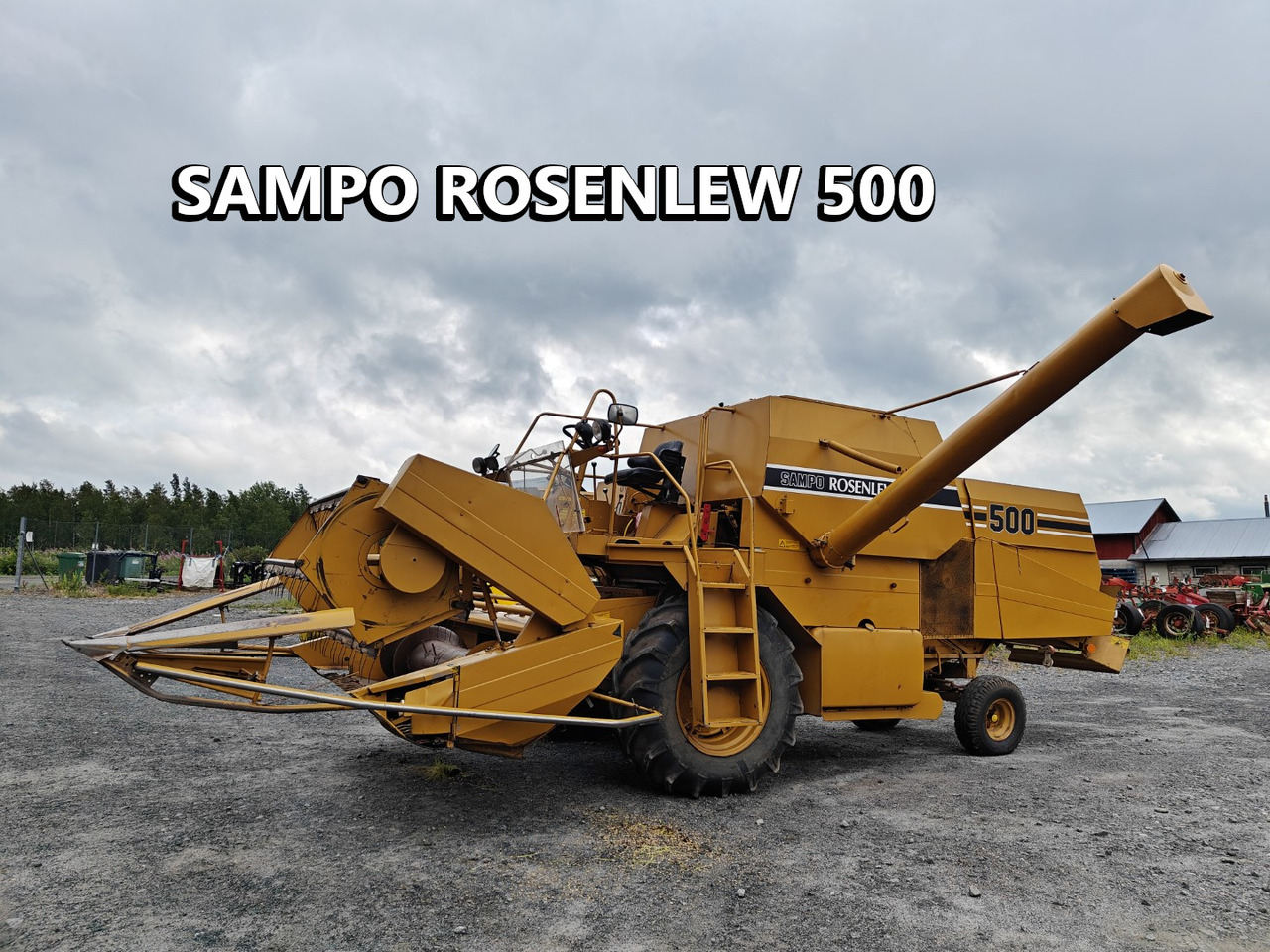 Sampo Rosenlew 500 - Skördetröska: bild 1 Sampo Rosenlew 500 - Skördetröska: bild 1