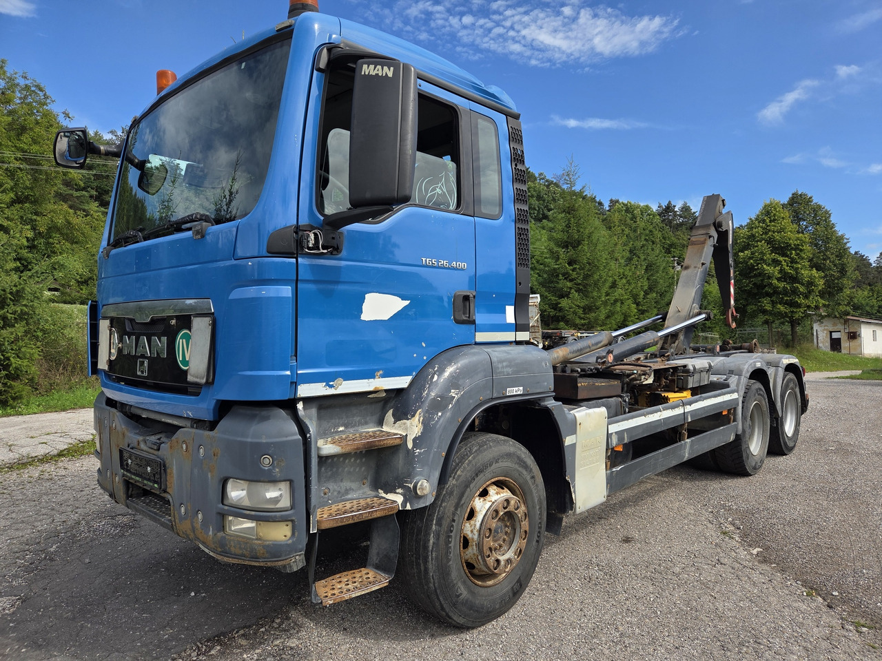 MAN TGS 26.400 6X4BB 20 TON abrollkipper - Lastväxlare lastbil: bild 1 MAN TGS 26.400 6X4BB 20 TON abrollkipper - Lastväxlare lastbil: bild 1