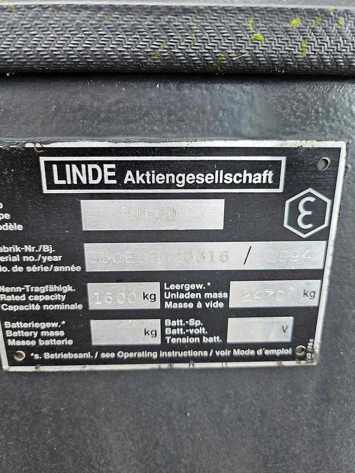 Linde H16 D - Dieseltruck: bild 4 Linde H16 D - Dieseltruck: bild 4