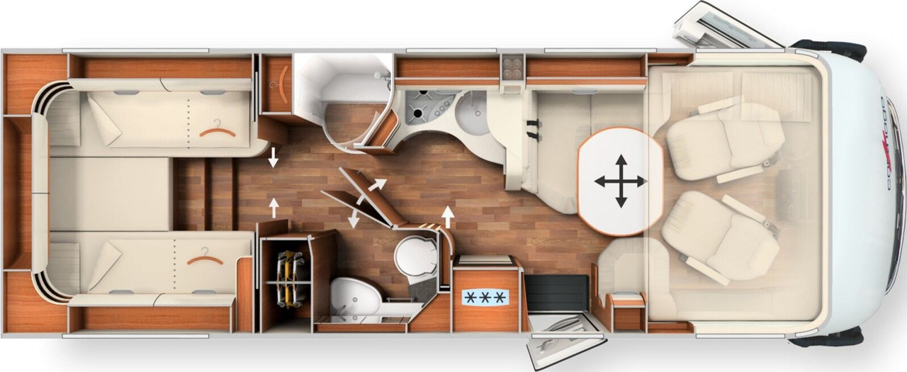 Carthago chic c-line superior I 4.9 LE L *MJ 2025*Navi* - Helintegrerad husbil: bild 2 Carthago chic c-line superior I 4.9 LE L *MJ 2025*Navi* - Helintegrerad husbil: bild 2