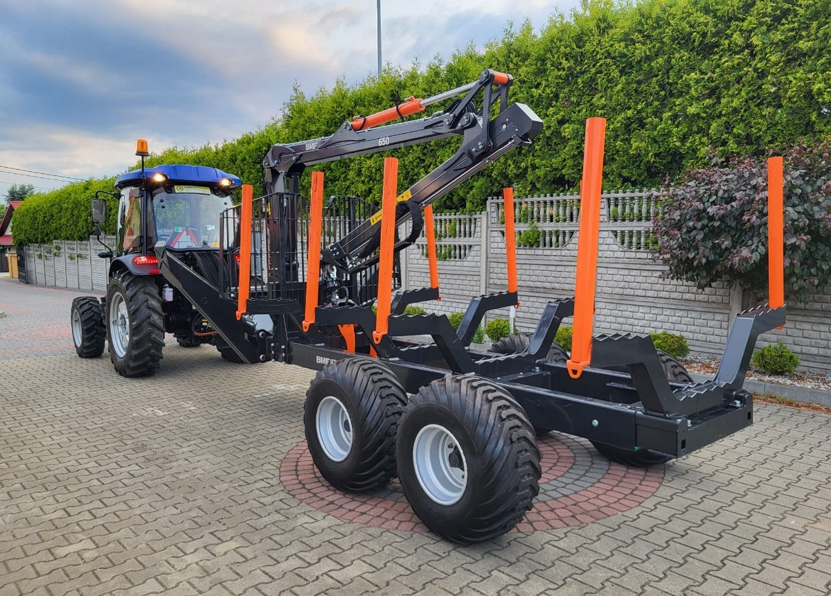 LOVOL Zestaw Traktor LOVOL M755 Przyczepa do drewna BMF 8TPro Stan Nowy Fabryczny - Skördare: bild 3 LOVOL Zestaw Traktor LOVOL M755 Przyczepa do drewna BMF 8TPro Stan Nowy Fabryczny - Skördare: bild 3
