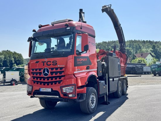 Mercedes-Benz ACTROS 6x4 DONAR 5810K ? Hack-LKW / Mobilhacker | TCS Umwelttechnik - Lastbil, Flishugg: bild 1 Mercedes-Benz ACTROS 6x4 DONAR 5810K ? Hack-LKW / Mobilhacker | TCS Umwelttechnik - Lastbil, Flishugg: bild 1