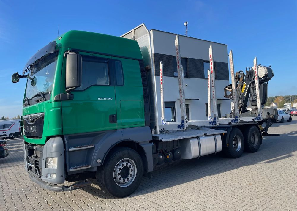 Timmerbil MAN TGX 26.500, 6x4, HDS EPSILOM M12Z, do transportu drewna.: bild 9